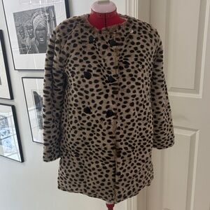 Crewcuts Spotted Faux Fur Teddy Jacket